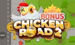 Chicken Road 2 crash game by InOut Games on Mzansibet