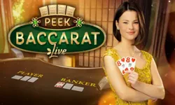 Peek Baccarat live table on Mzansibet
