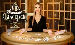 VIP Diamond Blackjack live table on Mzansibet